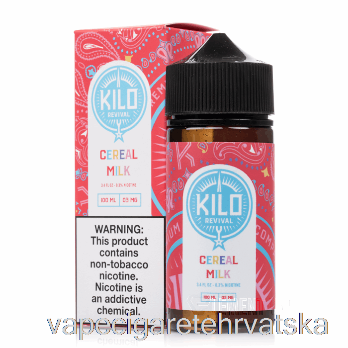 Vape Cigarete Mlijeko Od žitarica - Kilogram Revival - 100ml 3mg